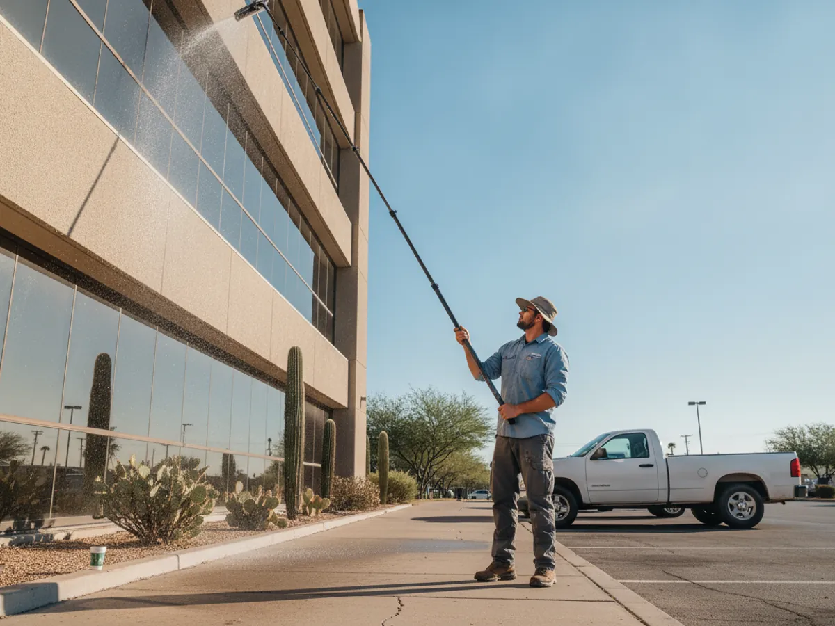 High-Rise Window Cleaning in El Paso, TX