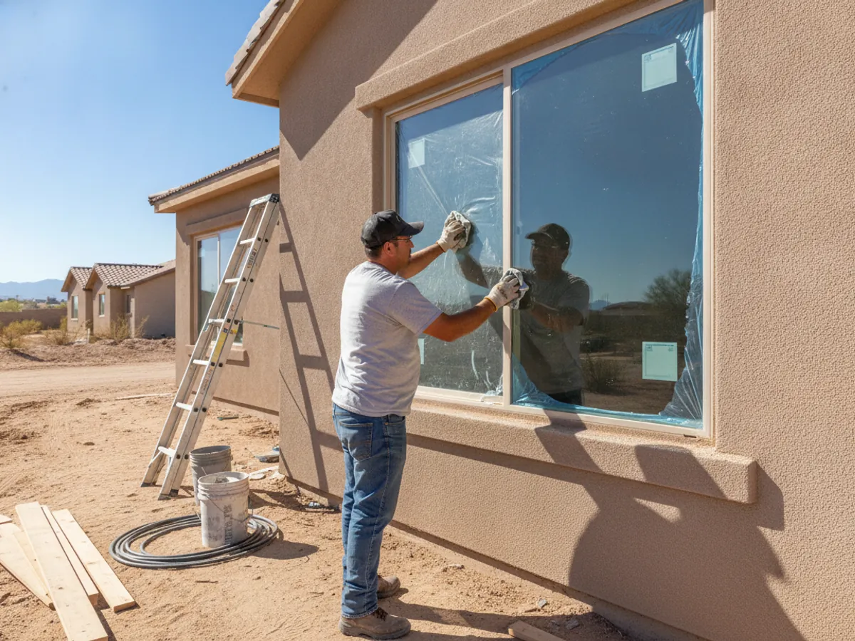 Post-Construction Window Cleaning in El Paso, TX