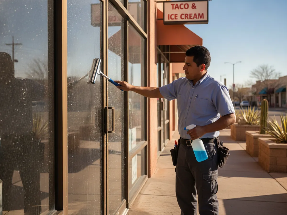 Storefront & Glass Door Cleaning in El Paso, TX